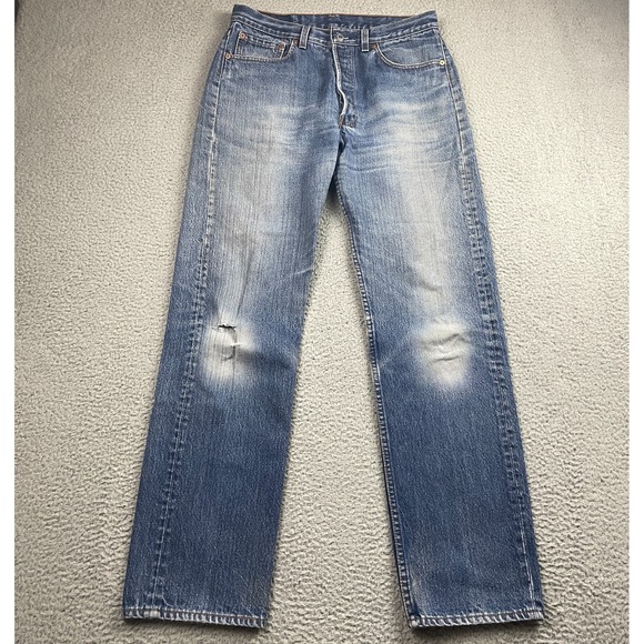 Levi's Other - VTG Levis 501xx Jeans Men 34x36 (31x32) Made in USA Button Fly Faded Y2K 90s